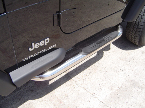 '87-'06 YJ/TJ Stainless Side Bars with Step