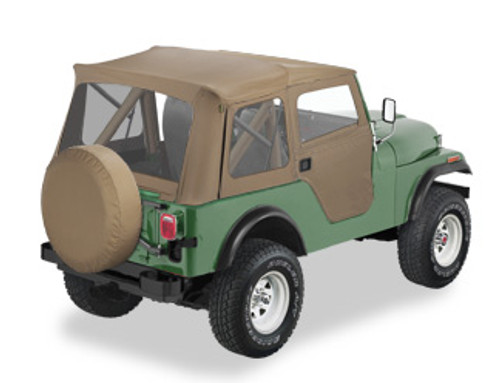 76-'95 CJ7/YJ Supertop, no doors & clear windows – CBJeep