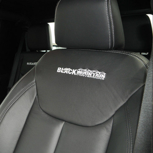 '07-'18 JK Wrangler Black Leather Seat Covers '07-'18 JK Wrangler Black Leather Seat Covers