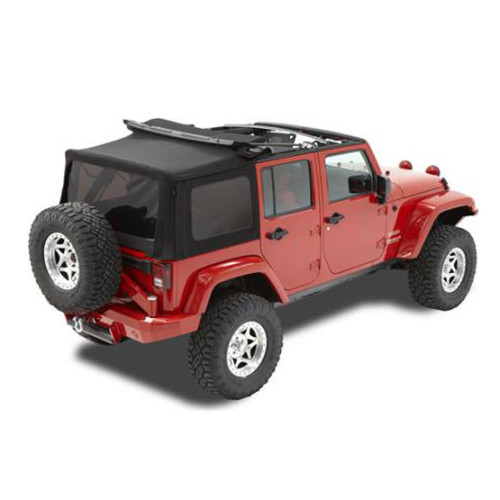 '10-Current JK Unlimited Acrylic Replace-a-Top, tinted windows, w/o upper door skins