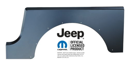 Key Parts Rear Quarter Panel LH – Driver Side – For Jeep Wrangler YJ (1987-1995)
