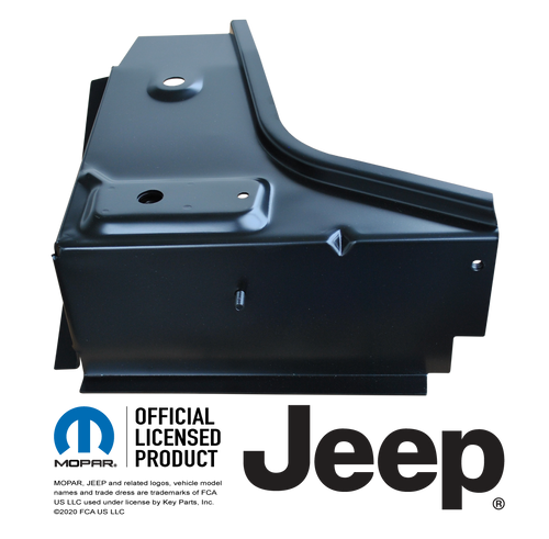 87-95 JEEP YJ WRANGLER TOE BOARD/FRONT BODY SUPPORT PANEL, RH PASS - Replaces 55010916