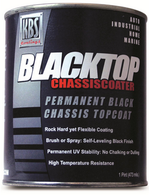 BlackTop Chassis Coater - Flat Black - 32 oz. Quart