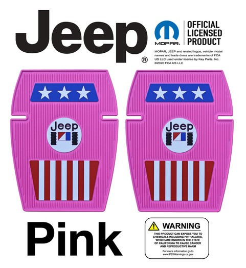 Slate Blue AMC Jeep Americana Floormats - Mopar Licensed