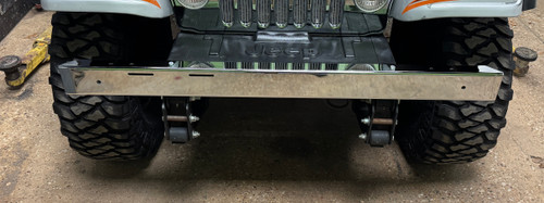 CJ OE Style Chrome Front Bumper
