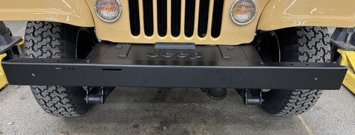 CJ OE Style Black Painted Front Bumper