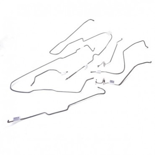 '76-'80 CJ7 Steel Brake Line Kit for Power Brakes and Disc/Drum setup