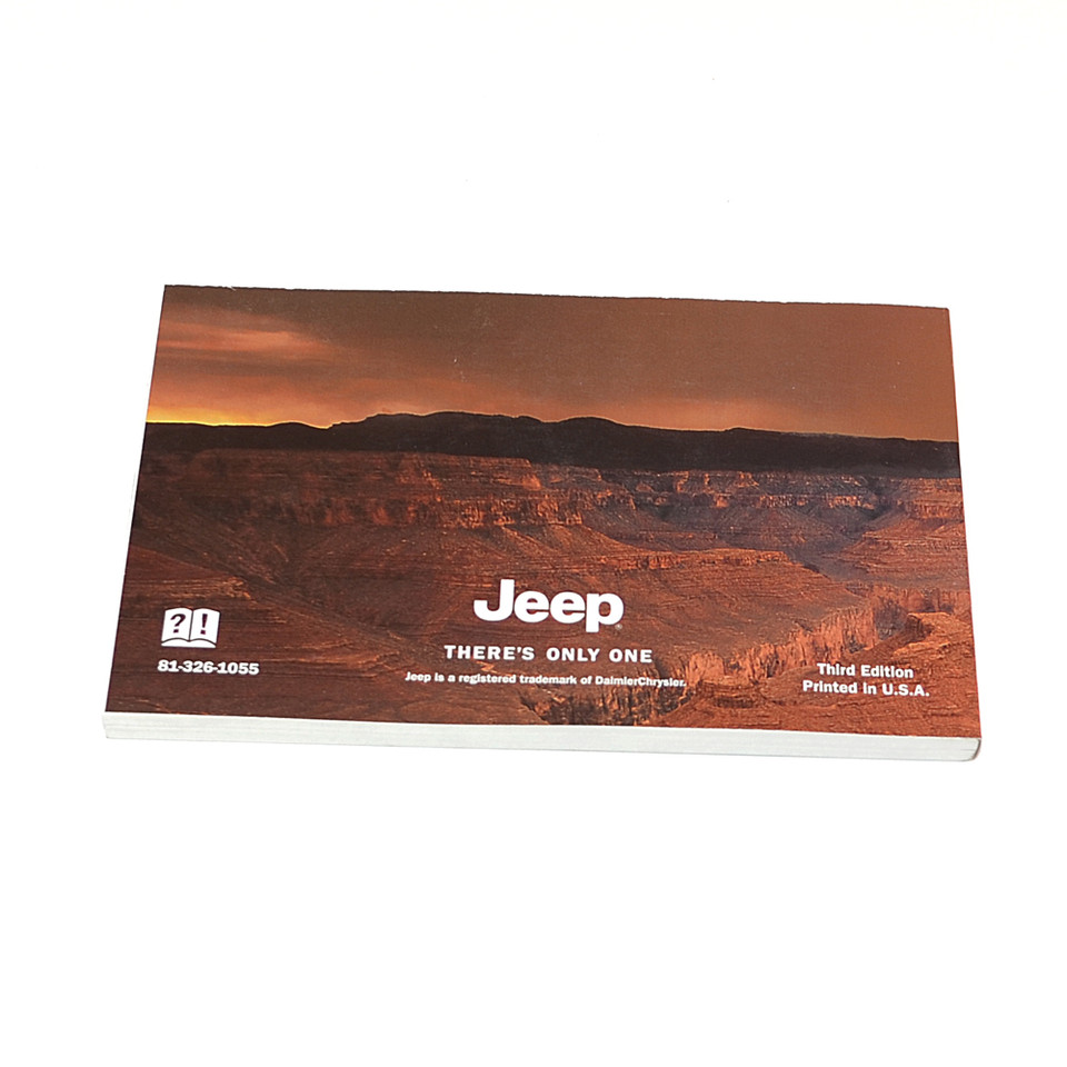 1993 Jeep Wrangler YJ Owners Manual – Genuine Jeep Literature