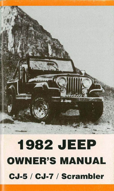 1982 CJ Factory Owners Manual – CBJeep
