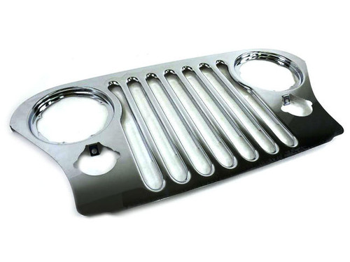 76-'86 CJ Factory Chrome Grill Cover – CBJeep