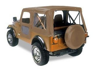 76-'86 CJ7 60th Anniversary Replace-a-Top w/door skins Tan Denim