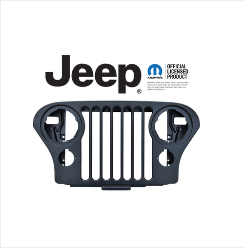 1976-86 JEEP CJ5 CJ6 CJ7 CJ8 Licensed Grille Assembly