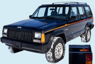 1991-92 Jeep Cherokee Sport XJ Truck Decal Kit