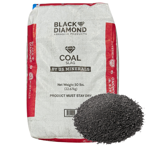 Coal Slag 50lb Poly Bags