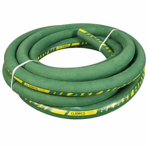 Clemco 2-braid blast hose, 3/4" ID x 1-1/2" OD, 50' section. Part # CL23753.