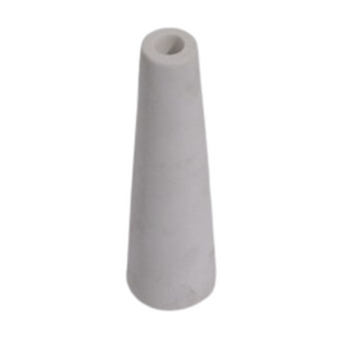 Nozzle, #3 Ceramic Straight Bore Long Cone