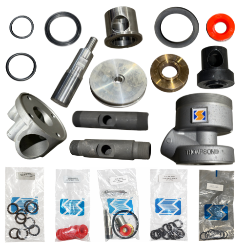 seals, parts and repair kits for original thompson 1 grit valve -orange handle top