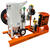 ABS LOADSKID 3.5 cu. ft. portable pot, Microvalve 3, Combovalve, 1-1/4" piping, VBS II. Electric control valve (solenoid), 55' extension, 25' power cord, G2 electric deadman. 50' 1-1/4" ID x 1-7/8" OD, 2 Ply blast hose, coupling & nozzle holder. 250CFM aftercooler, Moisture separator, fittings, air line drop for breathing air. Safety equipment, Respirator complete with breathing tube & air conditioner, 50' breathing hose, breathing canister. Air lines connecting the blast pot to the aftercooler & air drop to the breathing canister.