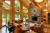 Interior Log home stain