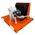 800 CFM Orange Skid moisutre seperator
