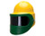 yellow bullard helmet for blasting