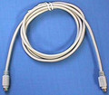 409-06S - Keyboard Cable, MDIN6 Male - MDIN6 Male, 6 Foot
