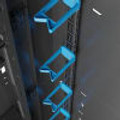 DWR Series Pivoting Wall Rack (w/Plexiglass Door)- 18RU and 26 Inch Deep