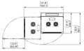 ERWEN-9E - 9RU, 19" Hinged Wall Equipment Rack Enclosure