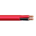 Fire Alarm Cable - 14/2 SOL FPLP Non-Shielded Plenum CL2P/CMP/FT6 Red 1000 ft.