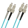 TAA Compliant Fiber Patch Cable, SC-SC Fiber Patch Cable, PC, Multimode 50/125 10 Gig OM4, Duplex