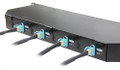 High Density Fiber Optic Patch Panel, 1MTP/MPO-LC, 1 RMS Enclosure, 50/125 Multimode OM3, 48 Port, 96-Fiber, back