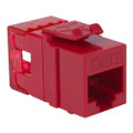 ICC, Jack, CAT 6, RJ45, High Density, Red