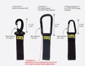 Rip-Tie CableCarrier with Nylon Snap Hook