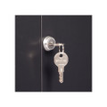 12U LINIER®  Swing-Out Wall Mount Cabinet - Glass Door