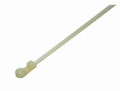 NWT-4200 - 8" Nylon Nailable Cable Tie - 40LB White (100 Pack)