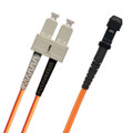 TAA Compliant Fiber Patch Cable, SC-MTRJ, UPC, Multimode 50/125 Micron OM2 Fiber, Duplex, 1.8mm OFNR Rated