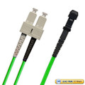 TAA Compliant Fiber Patch Cable, SC-MTRJ, UPC, Multimode 50/125 Micron OM2 Fiber, Duplex, 1.8mm OFNR Rated