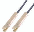 Cat5e, 1-Pair, 110 - 110 Patch Cable, Stranded, Non-Booted, No shrink tubing, Gray, 25 Foot