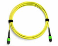 Fiber Patch Cable, MTP/APC Elite 24-MTP/APC 24, 24 Fiber, OFNP, OS2, Yellow Jacket w/Pull Tabs