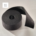 Rip-Tie WrapStrap, 1-1/2 Inch Wide, Black roll