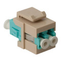 IC107LCGxx - ICC, LC Fiber Optic Keystone Coupler, Multimode