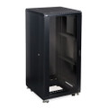 27U LINIER® Server Cabinet - 3103 Series - Glass/Glass Doors - 24 Inch Depth