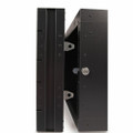 6U LINIER® Swing-Out Wall Mount Cabinet - Vented Door