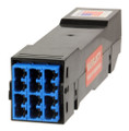 HDC-9CSSE02SE1M24 - HD8² High Density Cassette, 9/125 OS2, Senko CS (12) Port, Blue Front to (1) Port MTP®/APC Elite 24F Rear, Male Yellow, Straight - Image 3