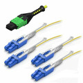 F9P08E8F-LHM2XXXM-R - HD8² Pro Boot Fiber Cable, MTP/APC Elite, - (4ea) LC/UPC Senko Uniboot, 8 Strand, OFNP Plenum, Singlemode 9/125um OS2, (QSFP+ to 4 SFP+) - Image 2