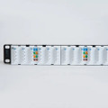 PATCH PANEL, CAT6A, 24-P, 1 RMS, back end