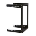 15U 18" Deep Open Frame Wall Rack, right side