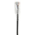 Cat6, 28AWG, Finger Boot, "Slim Jacket", Gray Jacket