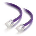 Cat6 Non-Booted Ethernet Cable - Purple Jacket