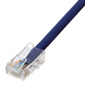 Cat6 Non-Booted Ethernet Cable - Purple Jacket